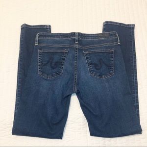 AG The stilt cigarette skinny jeans dark wash 28R